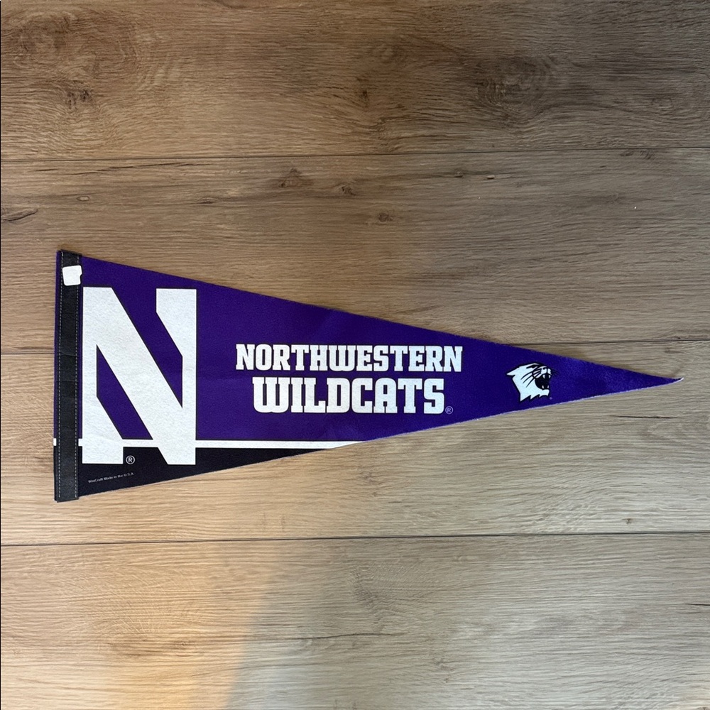 Northwestern Wildcats Purple Pennant